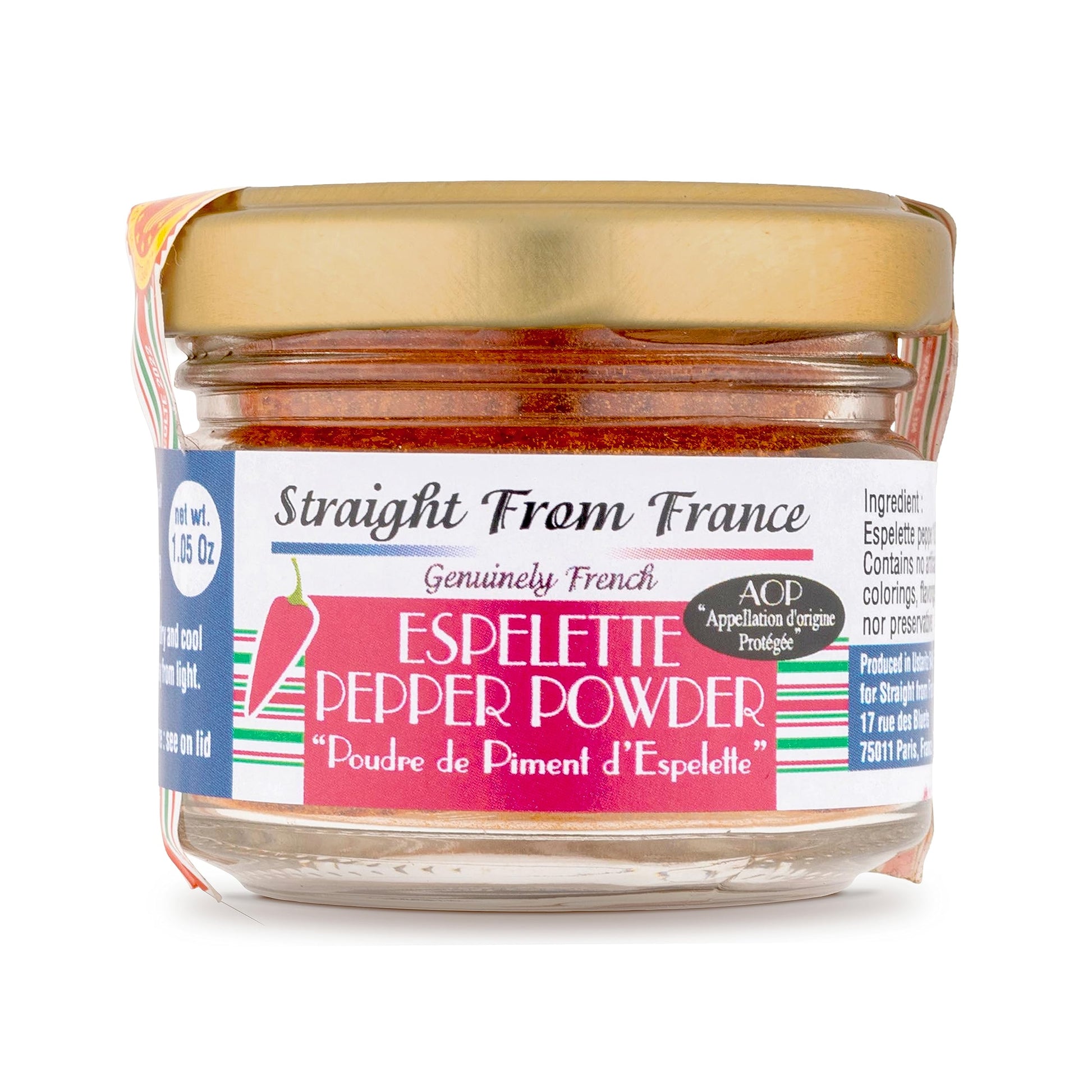 Straight From France Espelette Pepper Powder from France 1.06oz - Straight from France