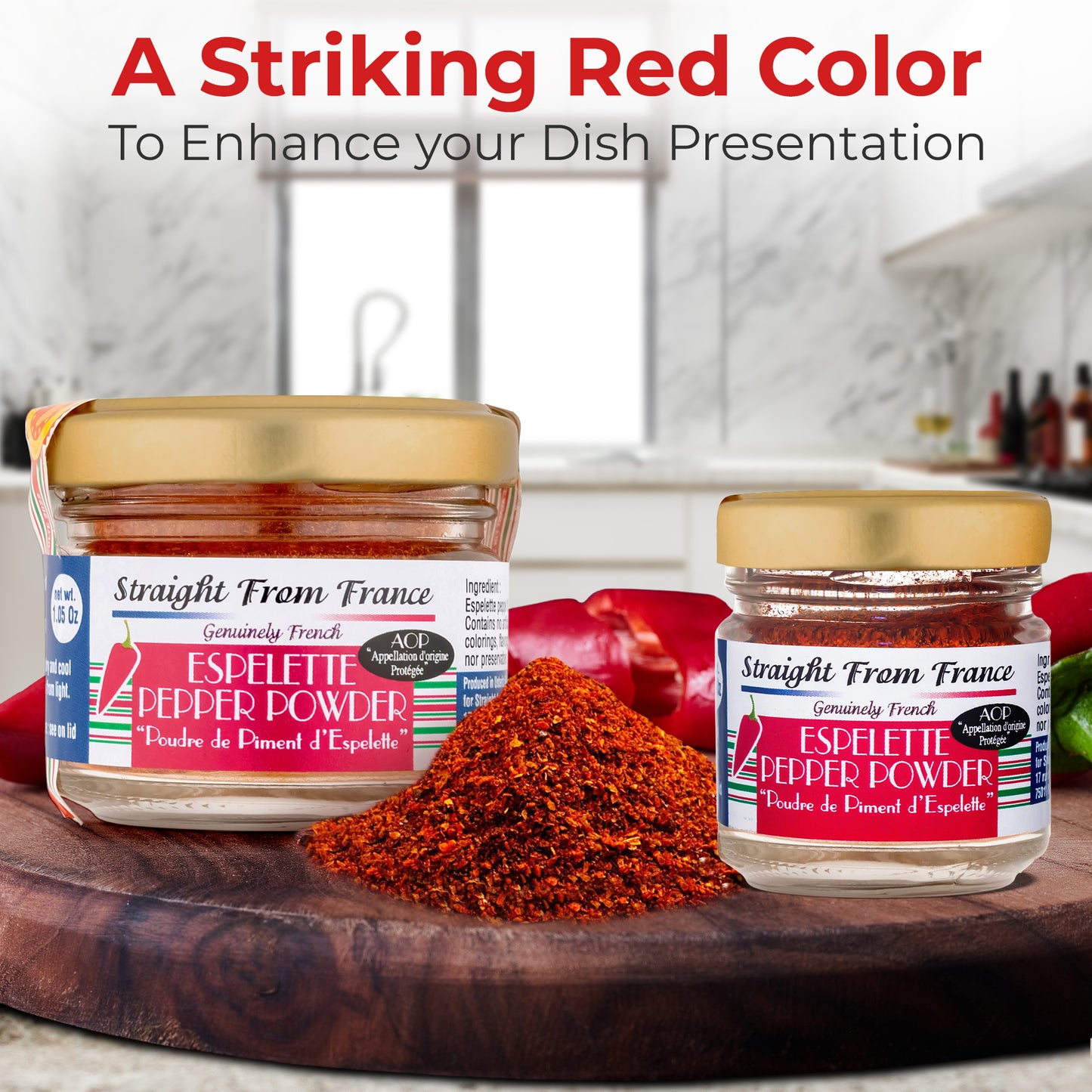 Straight From France Espelette Pepper Powder from France 1.06oz - Straight from France