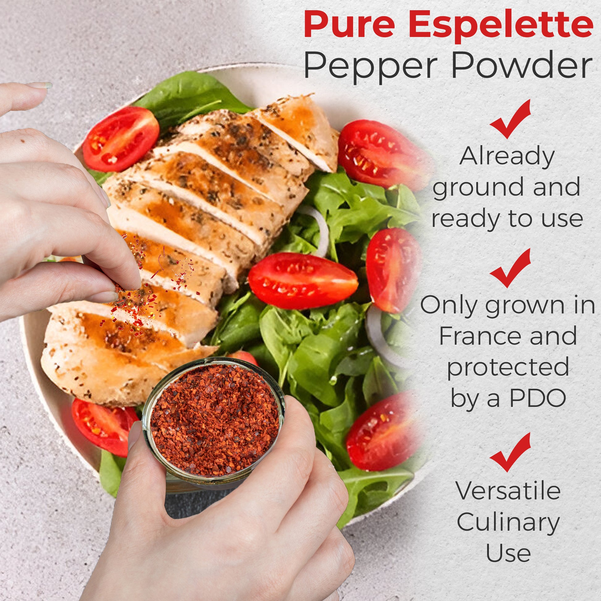 Straight From France Espelette Pepper Powder from France 1.06oz - Straight from France