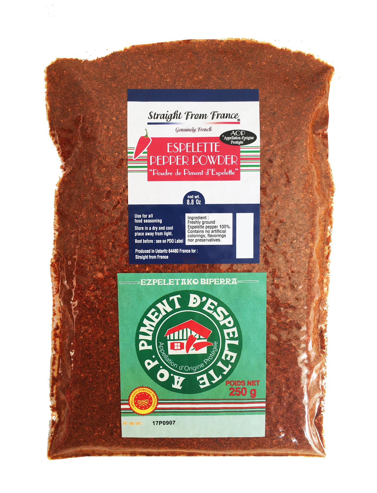 Straight From France Espelette Pepper Powder from France 8.8oz (Case of 4)